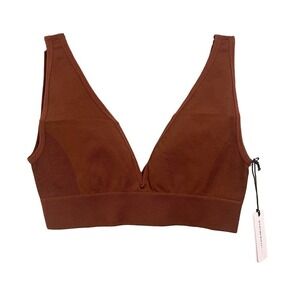 WeWoreWhat V-Neck Bra Top Sz Medium Revolve $68 Retail